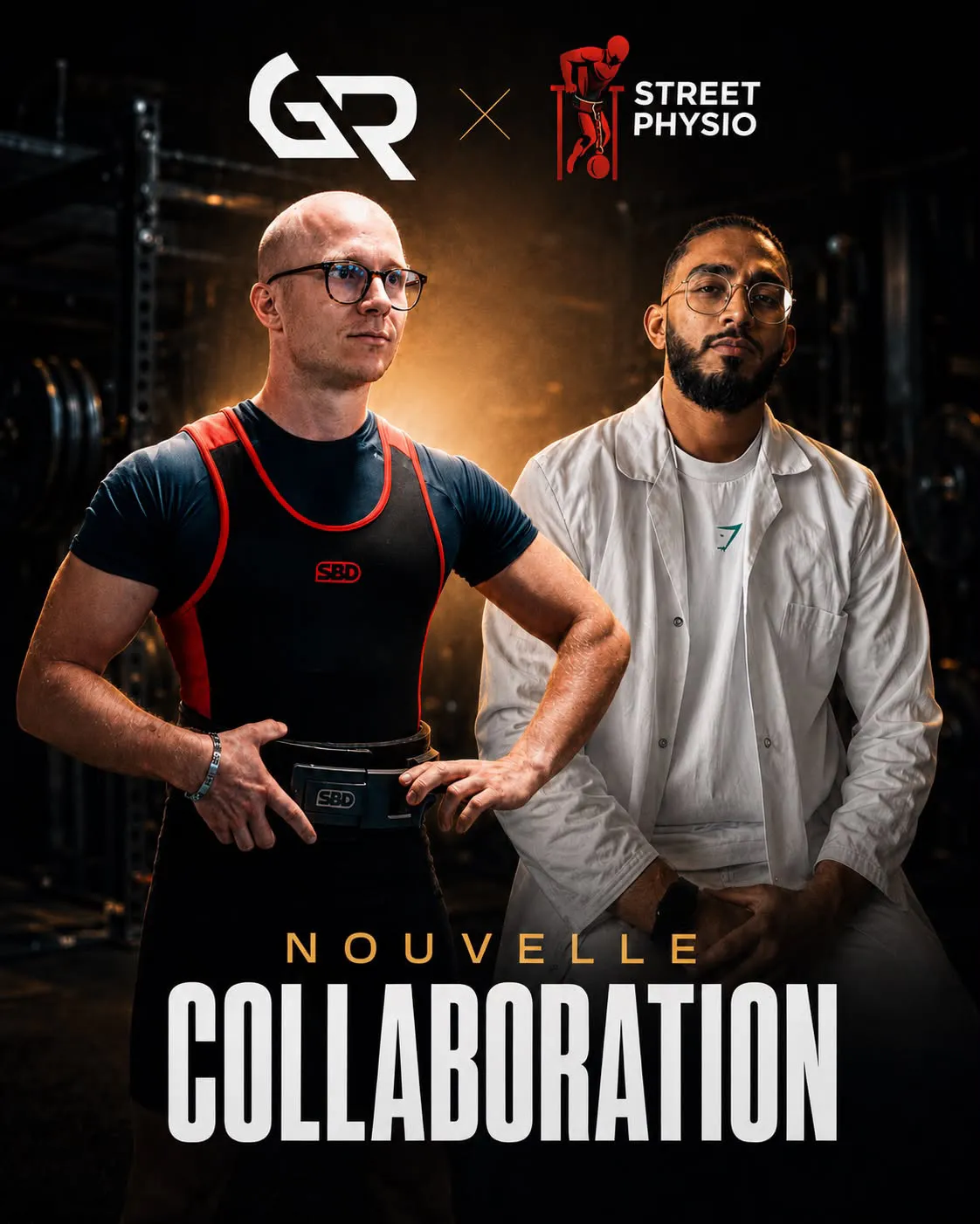 François Launay et le kinésithérapeute de Street Physio